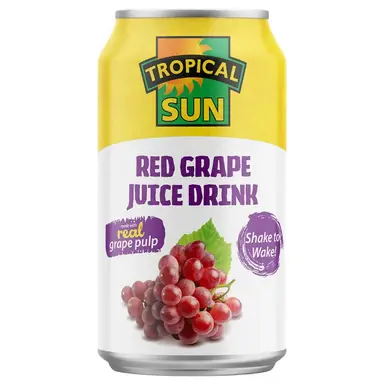 Tropical Sun Red Grape Juice Drink with Pulp 330ml