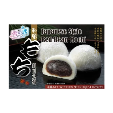 Yuki & Love Mochi style japonais à la pâte de haricots rouges - 210 g