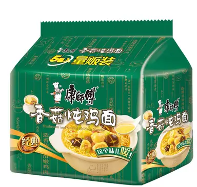 Master Kong Instant Noodles Chicken Mushroom Flavour 100g*5