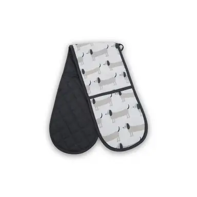 Maison by Premier Double Oven Glove Sausage Dog Cream/Black