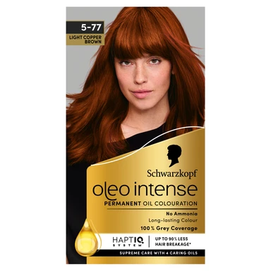 Schwarzkopf Oleo Intense Permanent Oil Colouration 5-77 Light Copper Brown 