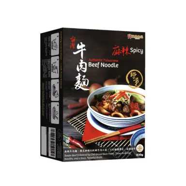 Han Dian Taiwanese Beef Noodle - Spicy 630g