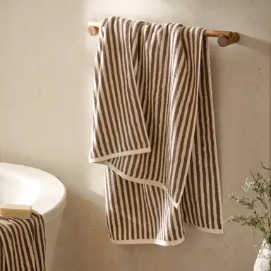 Yard Bath Towel Hebden Chocolate 70x130cm