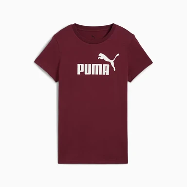 Puma Essentials No. 1 Logo Heather Tee - Ruby Shimmer