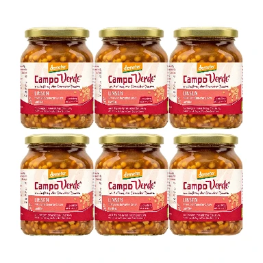 CV demeter Bio Kichererbsen in Tomatensoße 350 g X 6