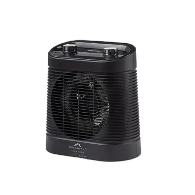 Dreamland Silent Power Comfort Fan Heater – Ceramic Technology, 2000W, Silence System, Digital Control – Grey
