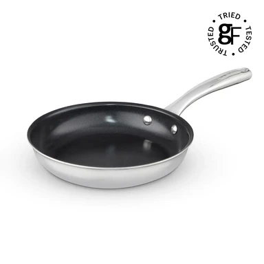 Good Food by Tower Tri-Ply 30cm Frying Pan, Induction Compatible, Stainless Steel
