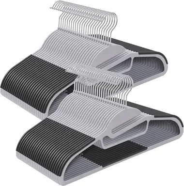 Songmics Lot de 50 cintres antidérapants de 41,5 cm