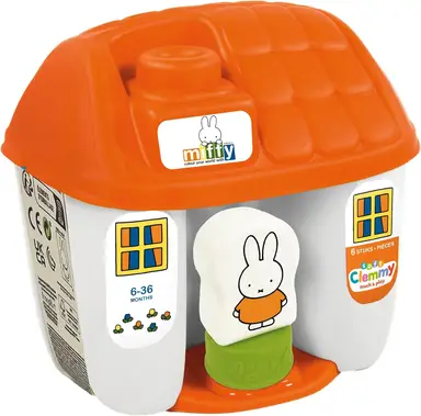 Clementoni Clemmy Nijntje huis speelset - blauw, 18 cm x 13 cm