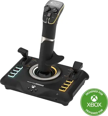 Turtle Beach VelocityOne Flightstick Manette de simulation universelle pour Xbox Series X et PC Windows - Noir