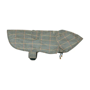 Rosewood x Joules Henson Check Packaway Dog Jacket Medium