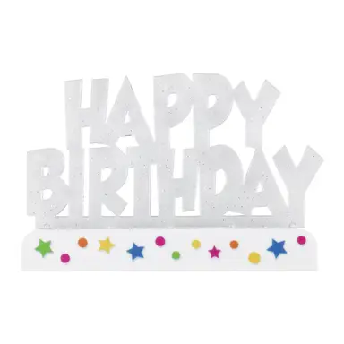 Unique Party Flashing Happy Birthday Cake Topper