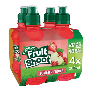 Robinsons Fruit Shoot Summer Fruits 4 X 200ml