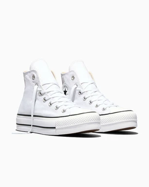 Converse Chuck Taylor All Star Lift Platform Women's High-Top Shoes - White