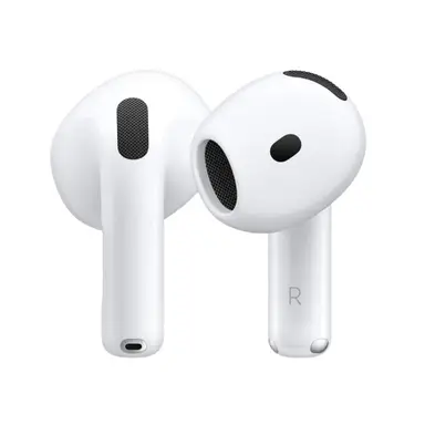 Apple AirPods 4 kabellose Kopfhörer, Bluetooth-Kopfhörer mit aktiver Geräuschunterdrückung, adaptivem Audio, personalisiertem 3D-Audio, Transparenzmodus, USB-C-Ladecase und kabellosem Laden