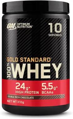 Optimum Nutrition Gold Standard 100% Whey Double Rich Chocolate 310 g (10 porties)
