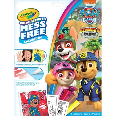 Crayola 25-2909 Paw Patrol Jungle Pups Colour Wonder