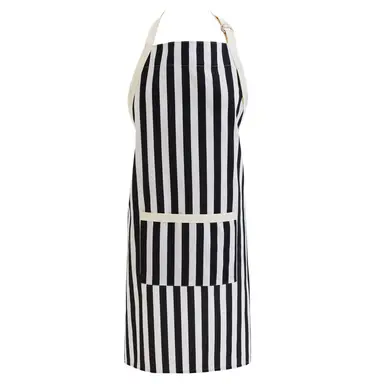 Maison by Premier Kitchen Apron Stripe Black/White