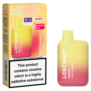 Lost Mary Bm600 Prefilled Kit Triple Mango