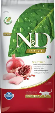 Farmina N&D Prime kastriertes Katzenfutter Huhn 5 kg