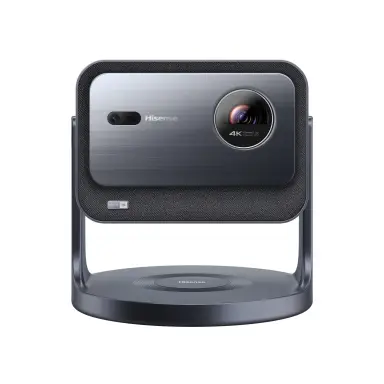 Hisense C2 Smart Mini-Projektor 4K UHD RGB Laser (65-300 Zoll), Dolby Vision, HDR, JBL Lautsprecher, 2000 ANSI Lumen, Spielmodus, Neigungsständer