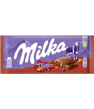 Milka & Daim Chocolate Bar 100g