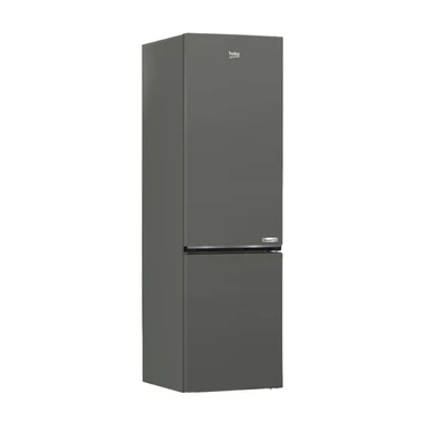 Beko Fridge-Freezer Combination (B5RCNA406OHG NoFrost HarvestFresh ProSmart Inverter 0° Zone) 355 Liter Manhattan Silver Freestanding