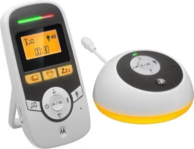 Motorola MBP169 Babyfoon - Draagbaar - Nachtlampje - Microfoon met Terugspreekfunctie - Baby Care Timer