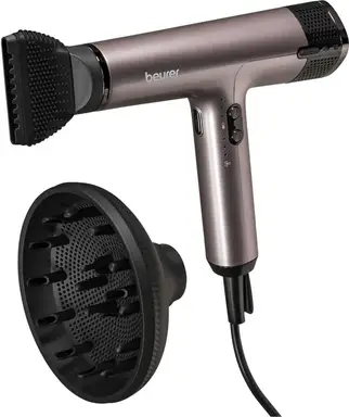 Beurer HC100 - Sèche-cheveux ionique, 1700 W, diffuseur, 3 niveaux de chaleur