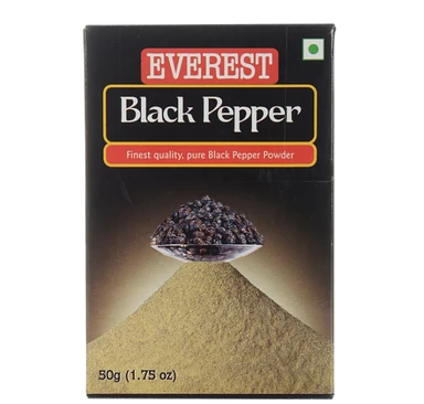 Everest Black Pepper Powder, 100g - Pure & Freshly Ground for Cooking