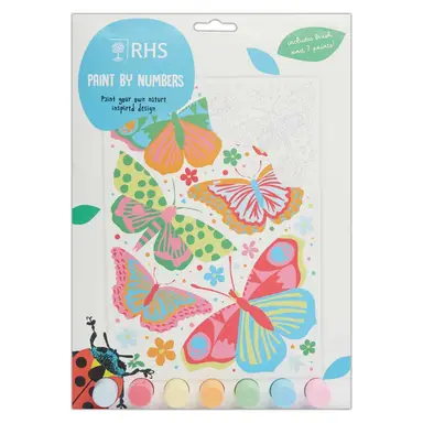 RHS Butterflies Paint By Numbers Kit