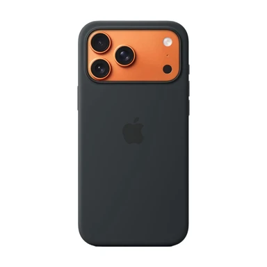 Apple offizielles Silikon Case für iPhone 17 Pro Max – Schwarz