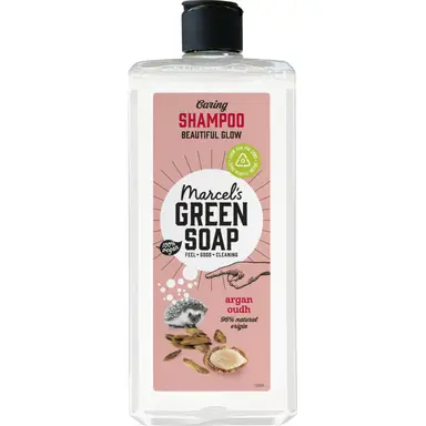 Marcel's Green Soap Shampoo Argan & Oudh Geur Verrijkt met Natuurlijke Oliën 97% Natuurlijk 98% Biologisch Afbreekbaar Vegan 300 ml