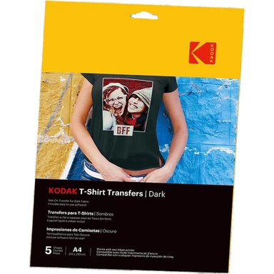 Kodak transferts de T-shirt foncé
