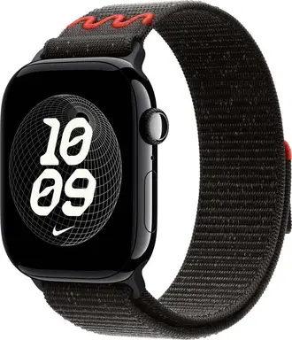 Apple Watch Nike Sport Loop - Mitternachtsschwarz (46mm)