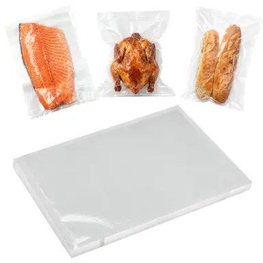 ATSHARK Vorgeschnittene Vakuumierbeutel, 40er-Pack (28 x 40 cm) – BPA-frei, Robust und Verstärkt, Ideal für die Aufbewahrung von Lebensmitteln und Sous-vide-Garen, VB2840