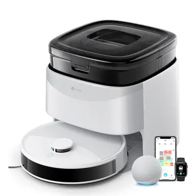 LEFANT M3L Robotstofzuiger met Dweilmogelijkheid, Alles-in-één Basisstation, 12.000 Pa Zuigkracht, 220 min Accuduur, DToF-Navigatie.