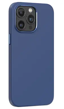 COMMA Nature Series Magnetic Silicone Case- iPhone15 - Blue