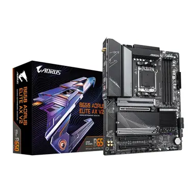 Carte Mère AMD B650 Socket AM5 ATX B650 A ELITE AX V2 - GIGABYTE