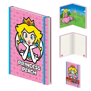 Super Mario Peach A5 Premium Notebook