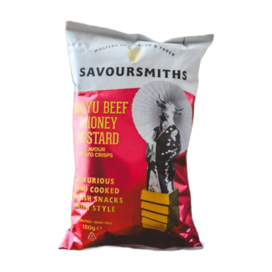 Savoursmiths - Vegan Wagyu Beef & Honey Mustard Flavour Potato Crisps - 150g