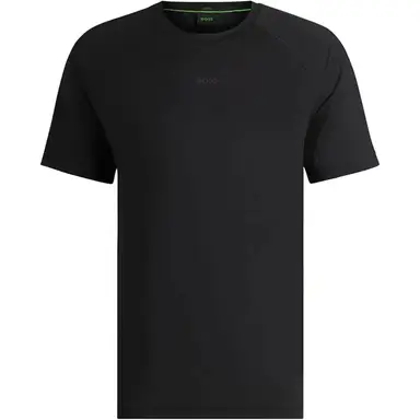 BOSS Active Slim-fit T-shirt with Moisture Management - Black