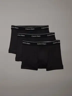 Calvin Klein TRUNK 3-pack 001 Zwart (Legacy 001) Dames XL