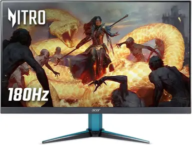 Acer NITRVG2 Nitro VG272UV3 gaming monitor - 27", Quad HD, 180Hz, 0.5ms, FreeSync Premium, DisplayHDR 400, HDMI & DP