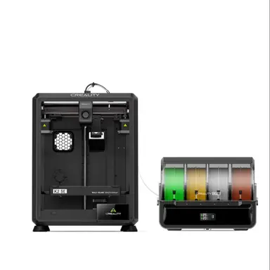 Creality K2 SE Combo 3D-Drucker, CFS-Multicolor-Druck, 500 mm/s Hochgeschwindigkeit, Automatisches Nivellieren, Vollmetallrahmen, Neuer Extruder, Vormontiert, Bauvolumen 220×215×245 mm