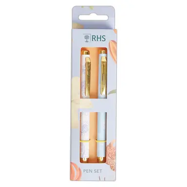 RHS Lillies & Roses  Ballpoint Pen Set, Pack of 2