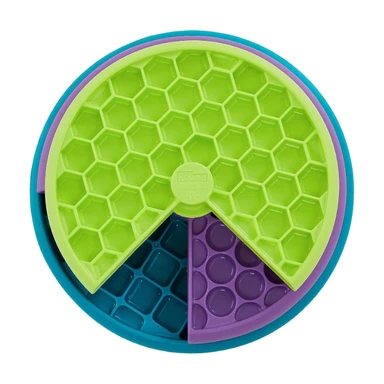 Nina Ottosson Lickin’ Layers Jeu de puzzle pour chien - 26 cm