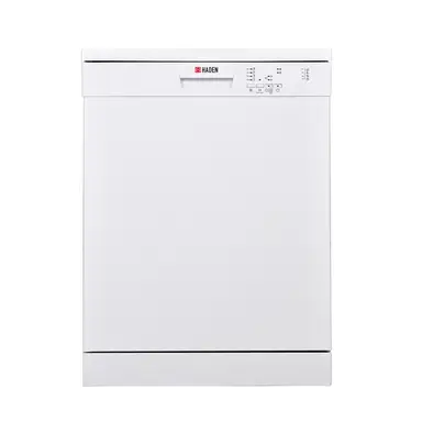 Haden HDD60CW 60cm Freestanding Dishwasher Dishwasher, 12 Place Settings, White, E Rated