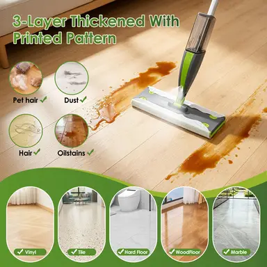 3-Ply Composite Diamond-Patterned Dry Mop Pad