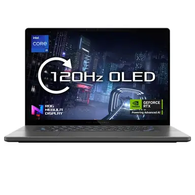 ASUS ROG Zephyrus G16 16", Intel Core Ultra 9, 32GB RAM, 1TB SSD, RTX 5070 240Hz, Windows 11 Gaming Laptop, GU605CP-QR007W